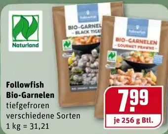 REWE Followfish Bio Garnelen 256g Btl. Angebot