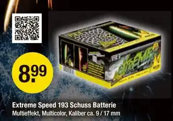 V Markt NICO Extreme Speed 193 Schuss Batterie Multieffekt, Multicolor, Kaliber ca. 9/ 17 mm Angebot