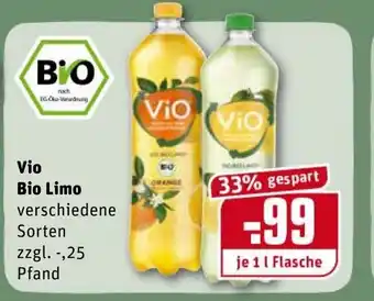 REWE Vio Bio Limo 1L Angebot