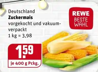 REWE Deutschland Zuckermais 400g Angebot