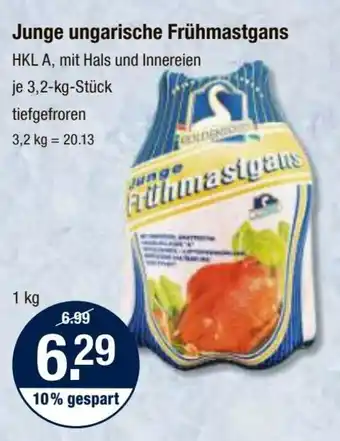 V Markt Junge ungarische Frühmastgans 1 kg Angebot