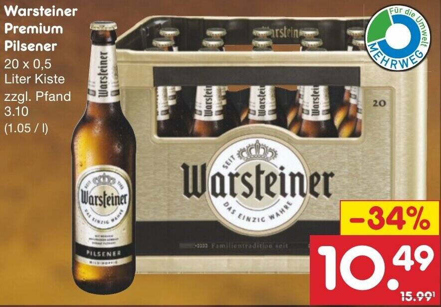 Faszinierend Warsteiner Angebot Netto Bild