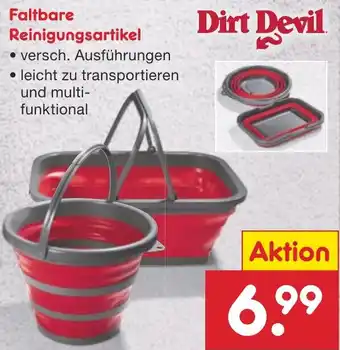 Netto Marken-Discount Dirt Devil Faltbare Reinigungsartikel Angebot