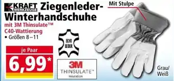 Norma KRAFT WERKZEUGE Ziegenleder Winterhandschuhe Angebot