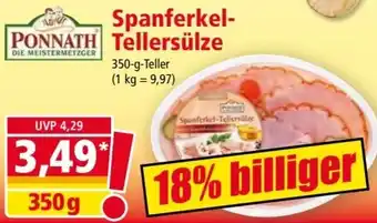 Norma PONNATH Spanferkel Tellersülze 350 g Teller Angebot