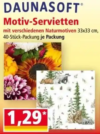 Norma DAUNASOFT Motiv-Servietten Angebot