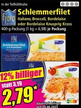 Norma Fjord Schlemmerfilet 400 g Packung Angebot