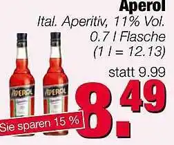 Edeka Scherer Aperol Angebot