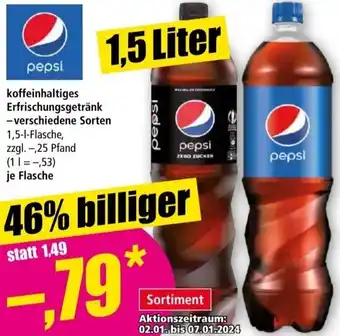 Norma Pepsi 1,5 Liter Angebot