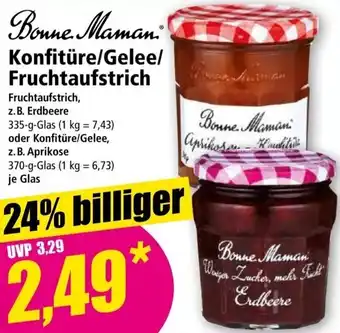 Norma Bonne Maman Konfitüre/Gelee/ Fruchtaufstrich 335/370 g Glas Angebot