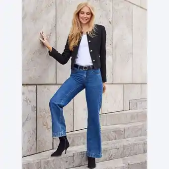 NKD Damen-jeans mit weitem bein Angebot