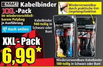 Norma KRAFT WERKZEUGE Kabelbinder XXL-Pack Angebot