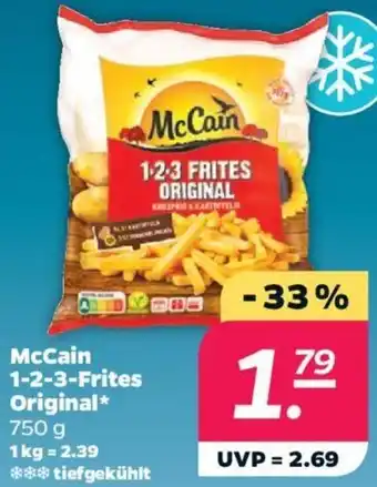 NETTO McCain 1-2-3-Frites Original 750 g Angebot