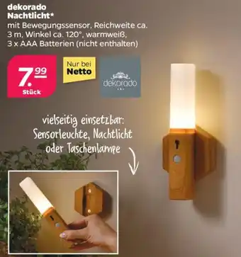 NETTO dekorado Nachtlicht Angebot