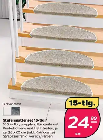 NETTO Stufenmattenset 15-tlg. Angebot