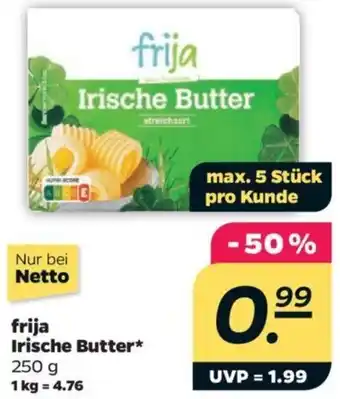 NETTO frija Irische Butter 250 g Angebot