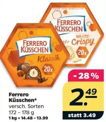 NETTO Ferrero Küsschen 172 - 178 g Angebot