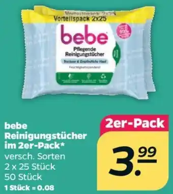 NETTO bebe Reinigungstücher im 2er-Pack Angebot