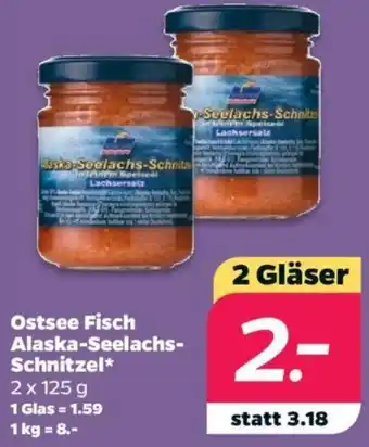 NETTO Ostsee Fisch Alaska-Seelachs Schnitzel 2x125 g Angebot