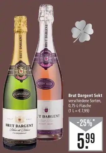 Marktkauf Brut Dargent Sekt 0,75 L Flasche Angebot