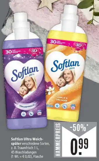 Marktkauf Softlan Ultra Weichspüler 45 Waschladungen Angebot