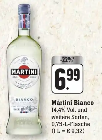 nah & gut Martini Bianco 14,4% Vol. 750ml Angebot