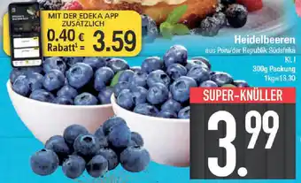 E-Center Heidelbeeren 300g Packung Angebot