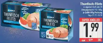 E-Center EDEKA Thunfisch-Filets 2x80/185g Packung Angebot