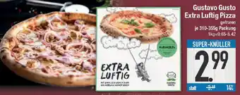 E-Center Gustavo Gusto Extra Luftig Pizza 310-355 g Packung Angebot