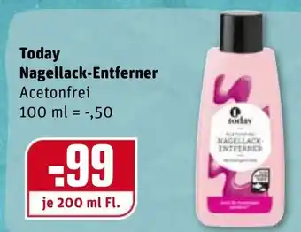 REWE Today Nagellack Entferner 200ml Angebot