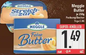 E-Center Meggle Butter 250g Packung/Becher Angebot