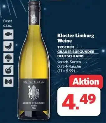 Combi Kloster Limburg Weine 0,75 L Flasche Angebot