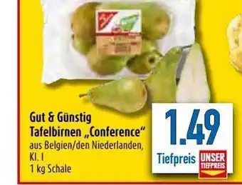 diska Gut & Günstig Tafelbirnen ,,Conference" Angebot