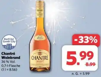 Combi Chantré Weinbrand 0,7 L Flasche Angebot