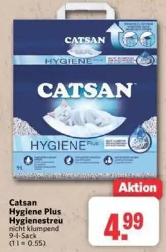 Combi Catsan Hygiene Plus Hygienestreu 9 L Sack Angebot