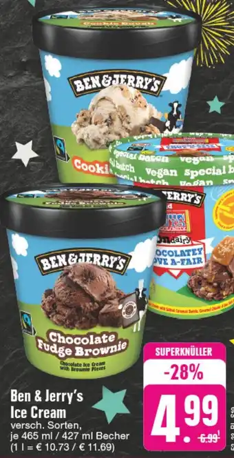 NP Discount Ben & Jerry's Ice Cream 465/427 ml Becher Angebot