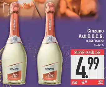 E-Center Cinzano Asti D.O.C.G. 0,75 L Flasche Angebot