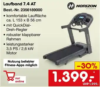 Netto Marken-Discount HORIZON Laufband 7.4 AT Angebot