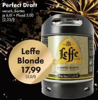 Trink und Spare Perfect Draft LLeffe Blonde 6,0 L Angebot