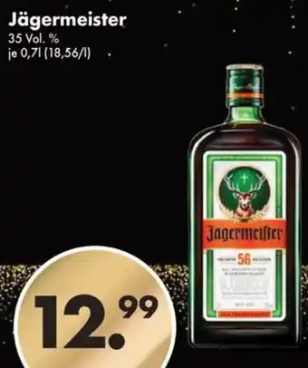 Trink und Spare Jägermeister 0,7 L Angebot