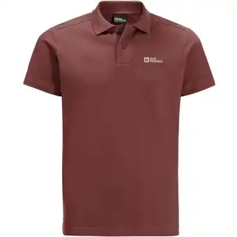 Intersport Jack wolfskin herren polo essential polo m barn red l Angebot