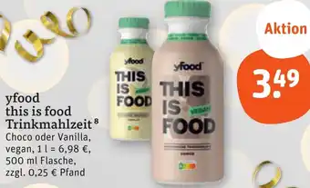 tegut yfood this is food Trinkmahlzeit 500 ml Flasche Angebot