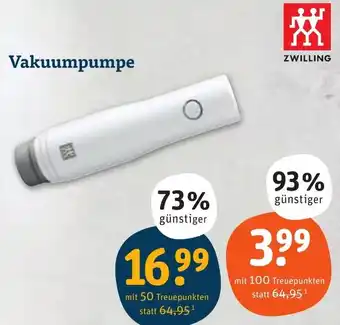 tegut ZWILLING Vakuumpumpe Angebot