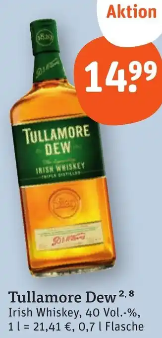 tegut Tullamore Dew 0,7 L Flasche Angebot