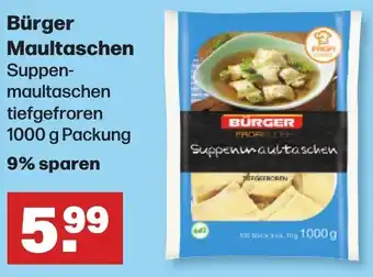 Handelshof Bürger Maultaschen 1000 g Packung Angebot