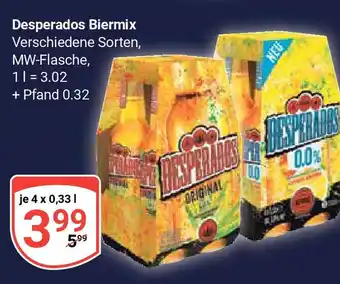 Globus Desperados Biermix 4*330ml Angebot