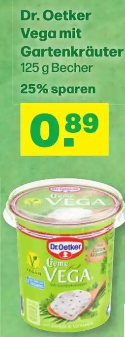 Handelshof Dr. Oetker Vega mit Gartenkräuter 125 g Becher Angebot