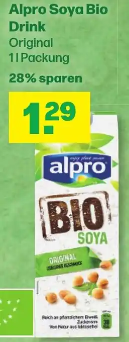 Handelshof Alpro Soya Bio Drink 1 L Packung Angebot