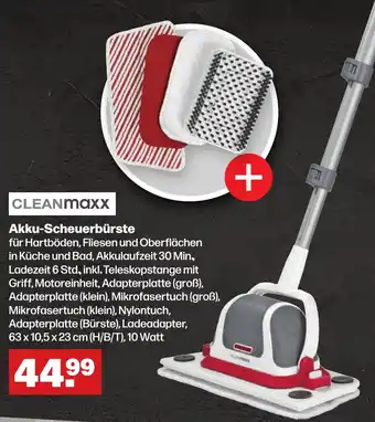 Handelshof CLEANmaxx Akku-Scheuerbürste Angebot