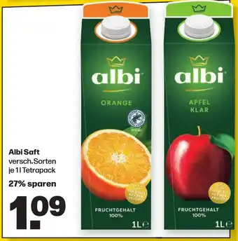 Handelshof Albi Saft1 L Tetrapack Angebot